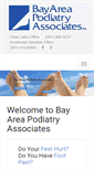 Mobile Screenshot of bayareapodiatry.com